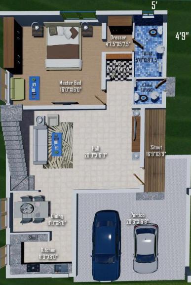 Advik Villas Layout Plan